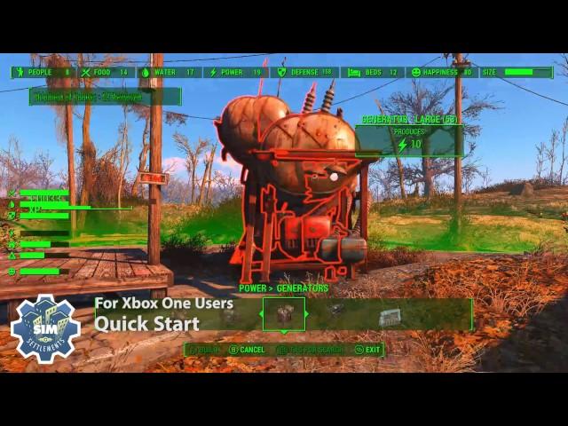 Sim Settlements: Xbox Quick Start