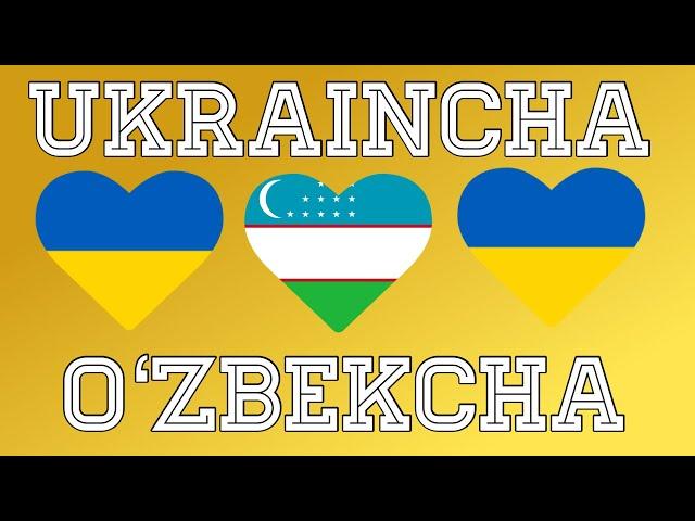 100 ta ijobiy ibora +  ta qoʻshimcha - Ukraincha + Oʻzbekcha - (til tashuvchisi)