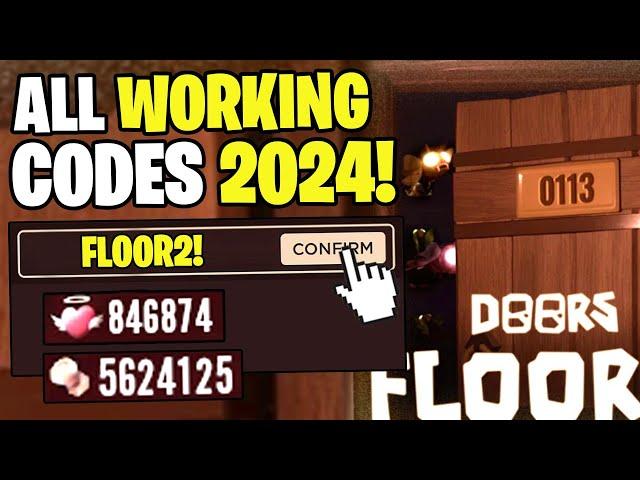 *NEW* ALL WORKING CODES FOR DOORS IN 2024! ROBLOX DOORS CODES