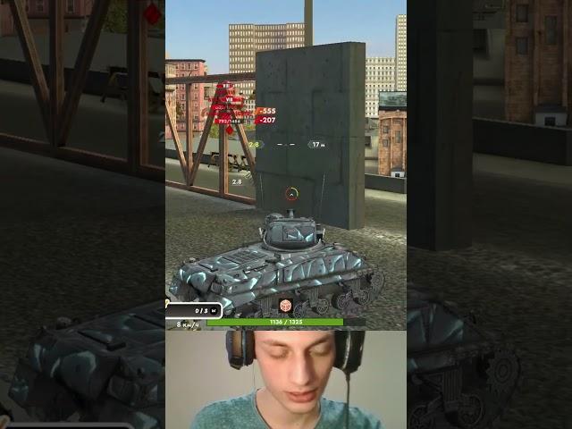Это я удачно заехал в Мир Танков Блиц... - Приколы Фейлы Баги Tanks Blitz Реакция