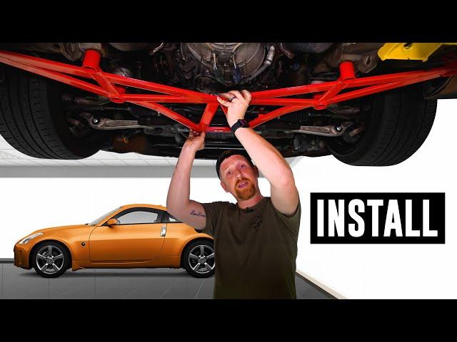 Nissan 350Z Front Subframe Brace Install