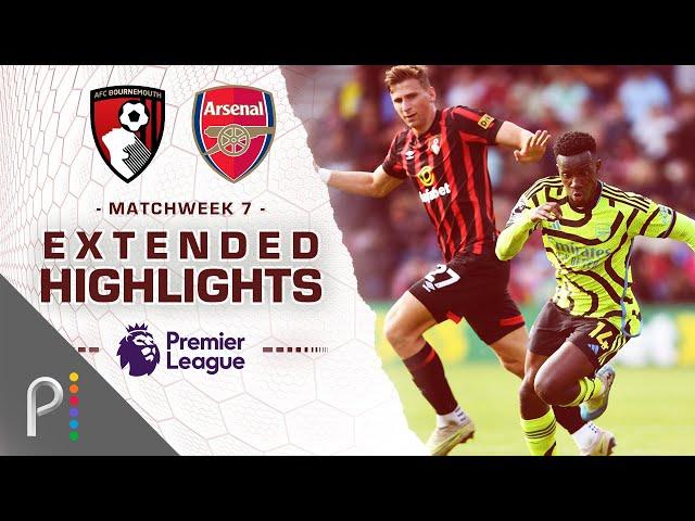 Bournemouth v. Arsenal | PREMIER LEAGUE HIGHLIGHTS | 9/30/2023 | NBC Sports