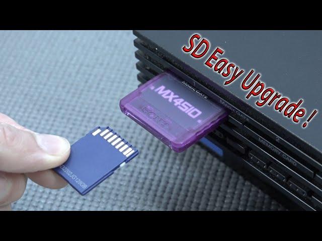 PS2 MX4SIO SD Card Upgrade Changes Everything  !