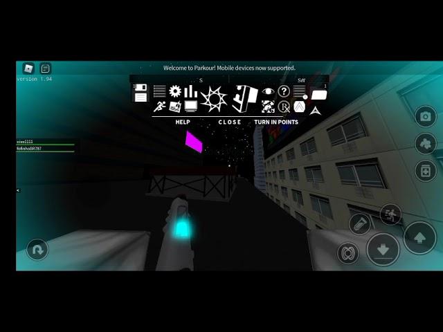 doing all the mag rail tricks in roblox parkour