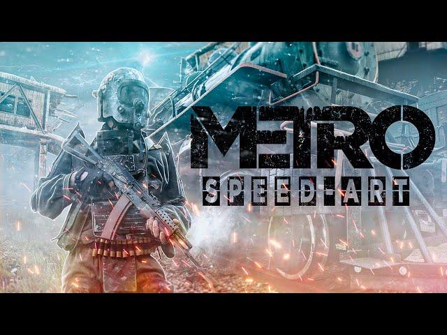 METRO EXODUS Speed Art Photoshop (timelapse,photobash)