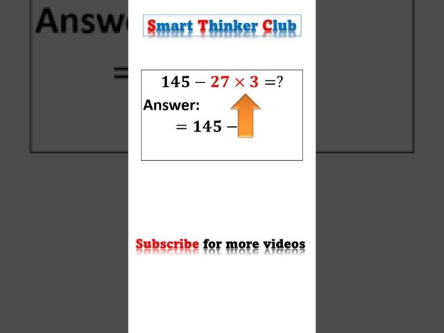 basic arithmetic tricks, 2, #shorts