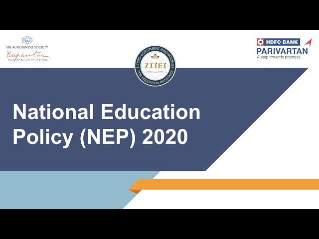 Introduction of NEP 2020- Guidelines for Teacher Education, Recruitment and  Development