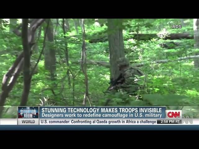 New technology makes troops invisible