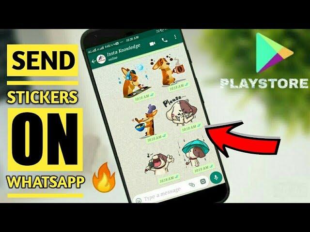 How to Send Stickers on Whatsapp | Whatsapp Stickers Feature | Aditya Knight