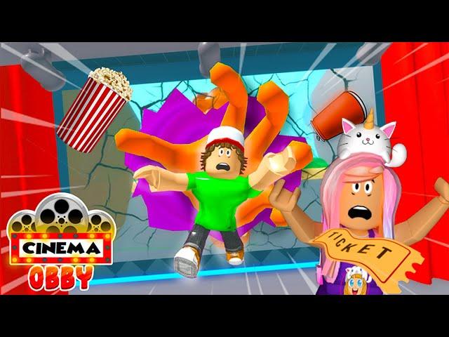 ROBLOX A Dinosaur Tried To Eat Me! Escape The Cinema Story