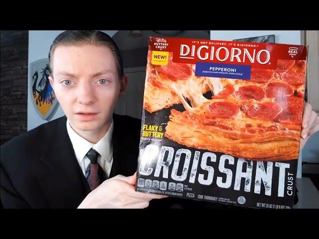 DiGiorno NEW Croissant Crust Pizza Review!