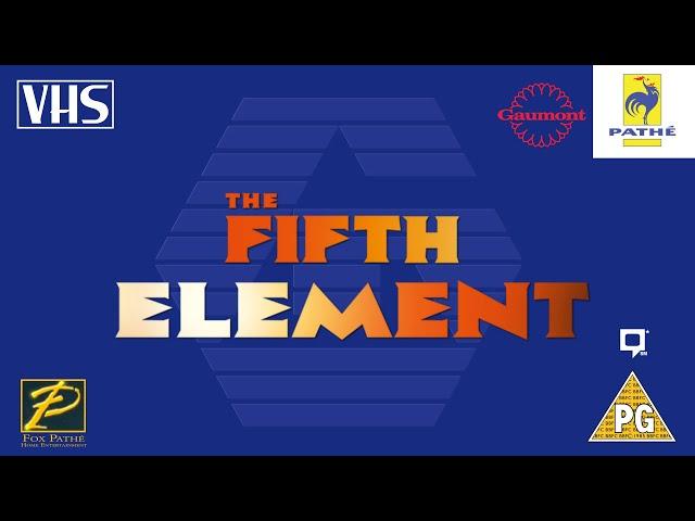 Opening to The Fifth Element UK VHS (1998) (Rental)