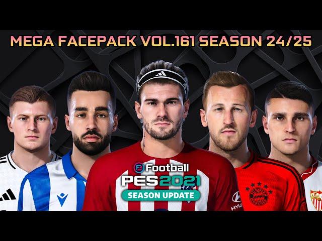 MEGA FACEPACK VOL.161 SEASON 24/25 - PES 2021 SMOKEPATCH & INFERNO PATCH