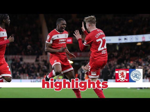 Match Highlights | Boro 2 QPR 1 | Matchday 37