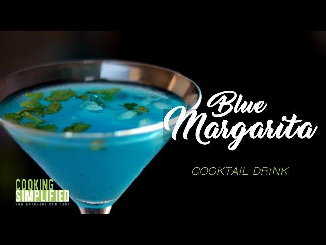 Homemade Blue Margarita Cocktail a Restaurant Style Blue Lagoon Cocktail Drink Recipe