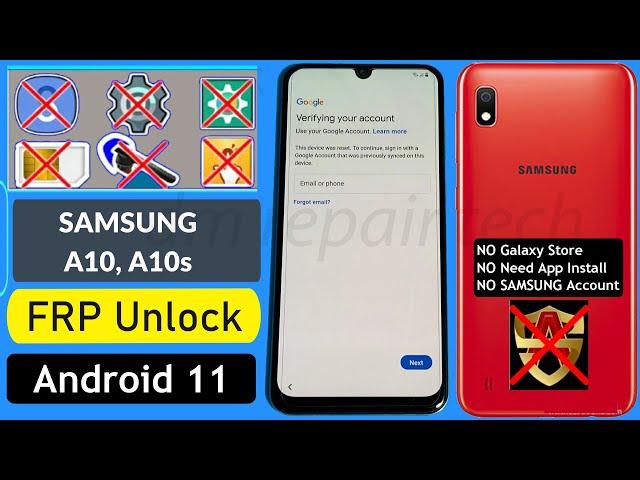 Samsung A10/A10s FRP Bypass Android 11 - Alliance Shield X Knox Not Working - A10 FRP Android 11