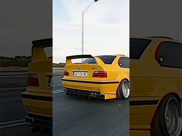 Catch me‍ #bmw #yellow #m3 #e36