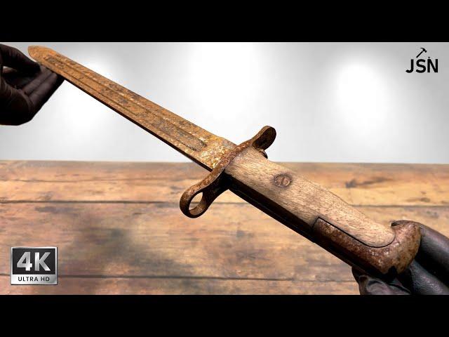 WW1 - Restoration of bayonet, turning a rusty relic into a piece of history