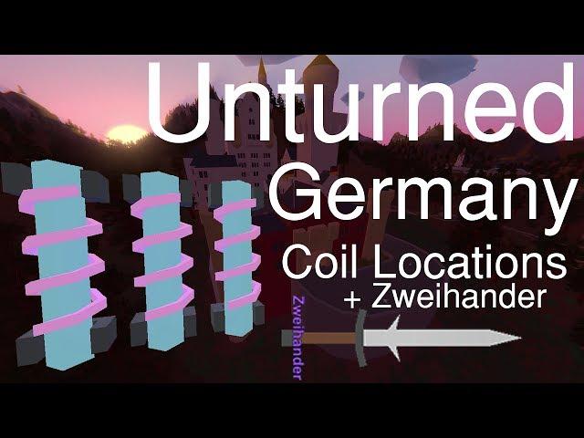 Unturned Germany - All 3 Teleporter Coil Locations (Easter egg / boss fight inside castle)