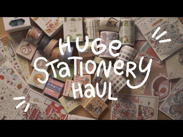 HUGE STATIONERY HAUL Aliexpress, etc.