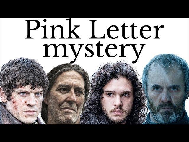 Pink Letter: who will win Winterfell in the Game of Thrones books?