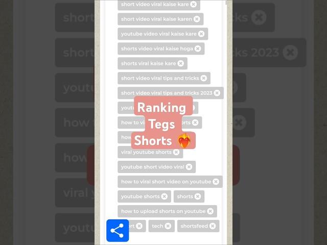 Best YouTube Tegs Generator | Youtube SEO Tool | Viral Tegs On video #shorts #viral #trending