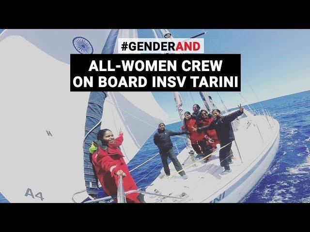 All women crew on board the INSV Tarini to return home in April