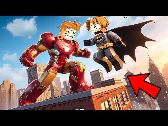 ROBLOX CHOP AND FROSTY PLAY IRON MAN VS BATMAN TYCOON