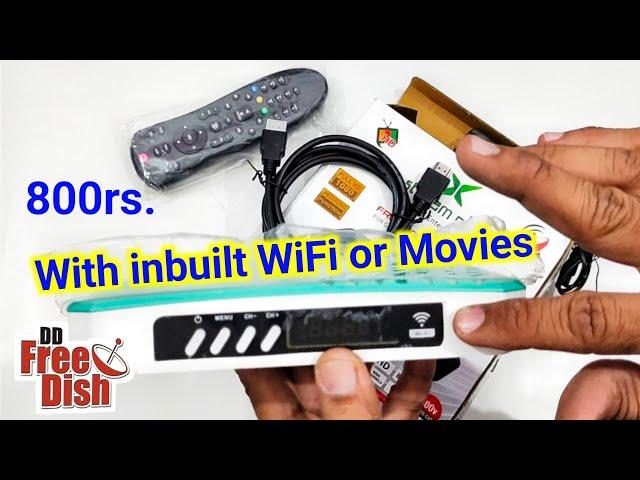 Free To Air HD Set Top Box With Inbuilt WiFi || Best DD Free Dish HD Mpeg4 Set Top Box