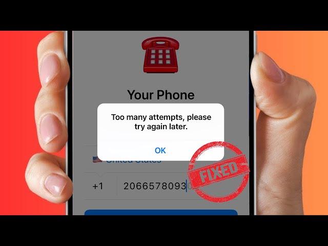 How to Fix Telegram Too Many Attempts Please Try Again Later | iPhone - Android | 2024