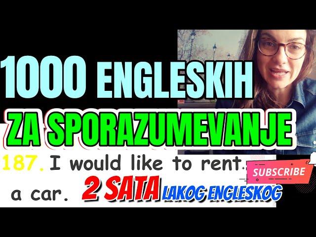 ENGLESKI - 100O KRATKIH REČENICA ZA SPORAZUMEVANJE U SVAKOJ SITUACIJI - AKO NE ŽELITE GRAMATIKU