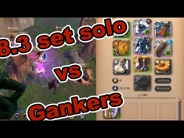 8.3 vs gankers Albion Online counter ganking 2