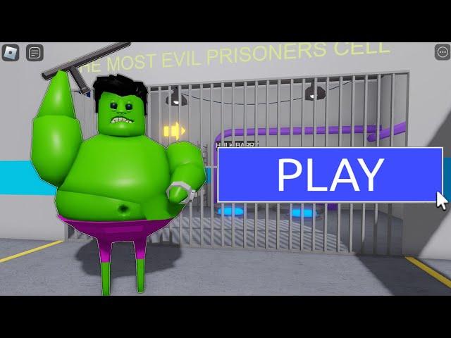 NEW BARRY HULK! Walkthrough Full GAMEPLAY #roblox (#ScaryObby)