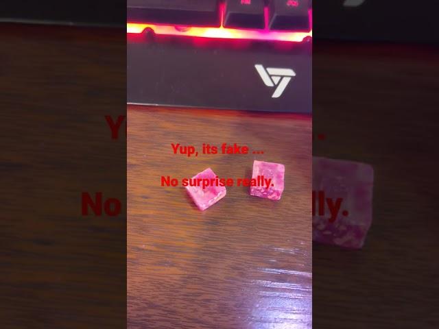 Fake Ruby from eBay