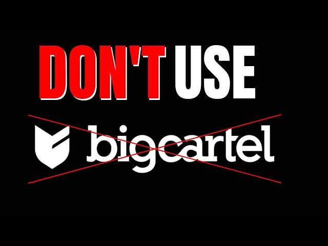 DO NOT USE Big Cartel for DROPSHIPPING! (Multiple Reasons Why)