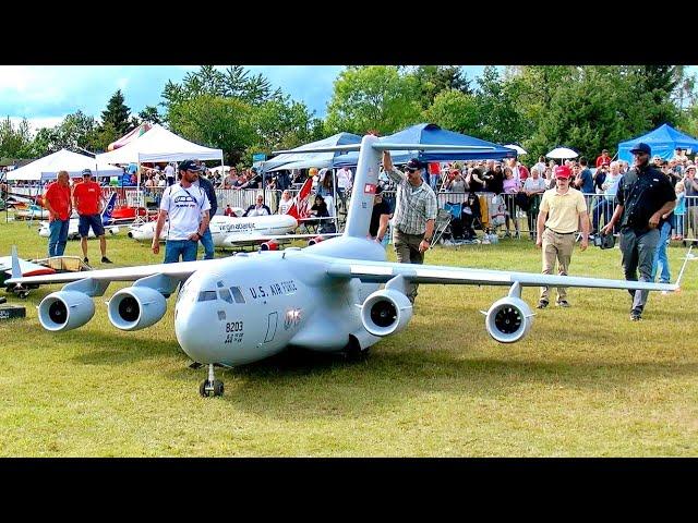 WORLD´S LARGEST ELECTRIC RC MODEL AIRCRAFT FROM TYLER PERRY / 149KG C-17 GLOBMASTER FLIGHT DEMO !!!