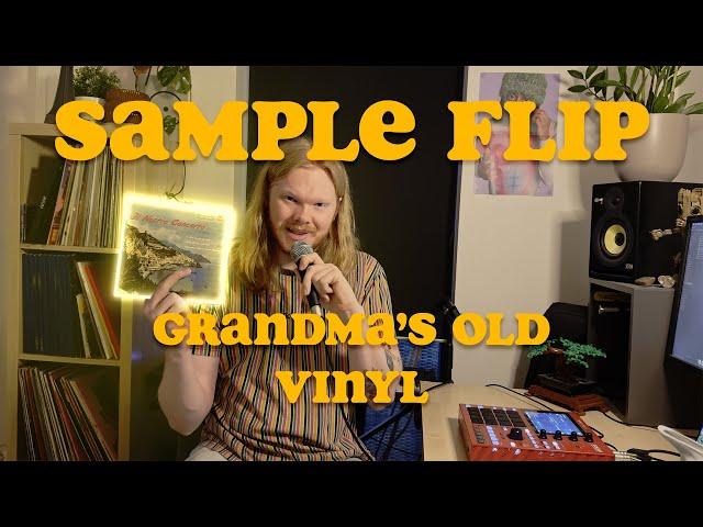 FLIPPING MY GRANDMA'S OLD VINYL INTO A BOOMBAP BEAT