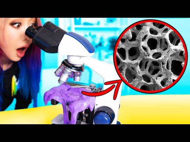 What Slime Looks Like Under A REAL Microscope! CRAZY 1000x ZOOM!