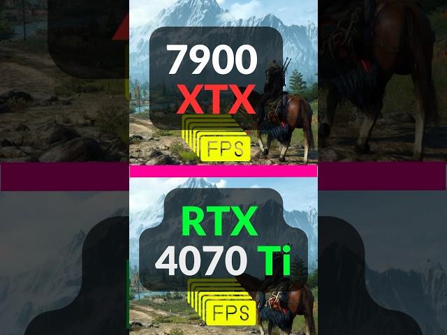 RX 7900 XTX vs RTX 4070 Ti 1440p DLSS vs FSR / 7800X3D #amd #nvidia #pcgaming