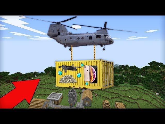 ЧТО ЭТОТ ВЕРТОЛЁТ ПРИВЁЗ В ДЕРЕВНЮ ЖИТЕЛЕЙ | Компот Minecraft