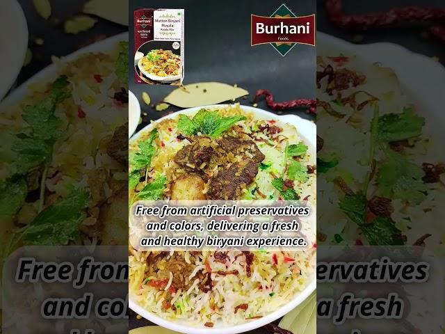 Homemade Mutton Biryani With Burhani Foods Mutton Biryani Masala Mix