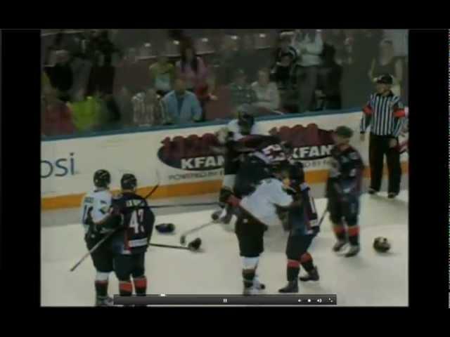 ECHL Dan DaSilva vs David Schulz 12/29/12