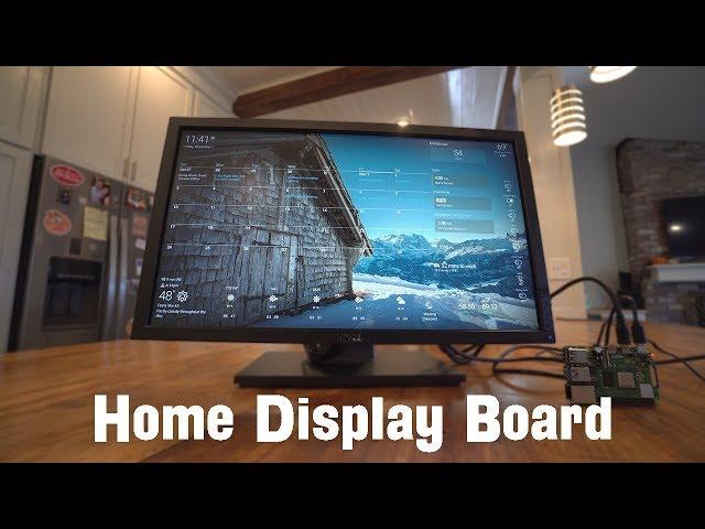 Intro to Home Display Boards - Dakboard and MagicMirror