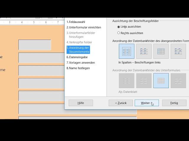LibreOffice Base - Formulare