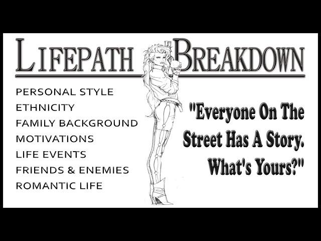 Cyberpunk Lifepath Breakdown - 2020/Red Character Creation System