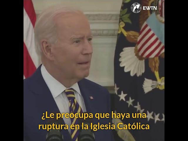 Biden dice que obispos no pueden negar Eucaristía a políticos abortistas