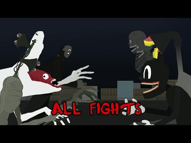 All Trevor Henderson Fights +Extra Clips | StickNodes Animation HAPPY NEW YEAR 2021!