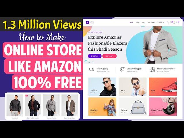 How to Create an eCommerce Website with WordPress FREE – ONLINE STORE 2022
