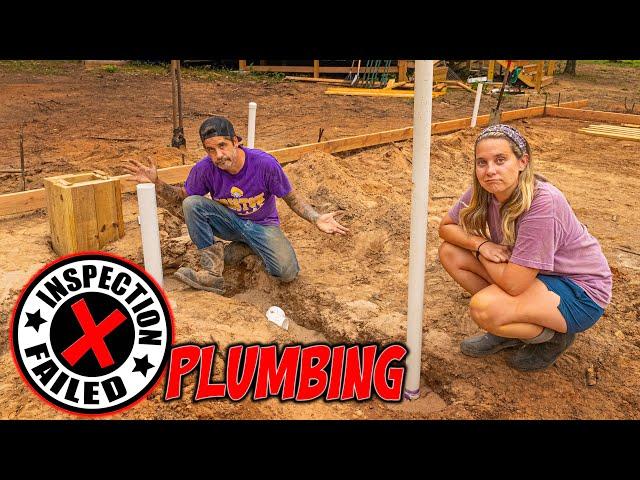 Our Plumbing FAILED INSPECTION for our Grain Bin to Tiny House Conversion