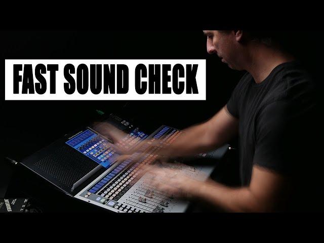 Fast Sound Check || Prepare for Success